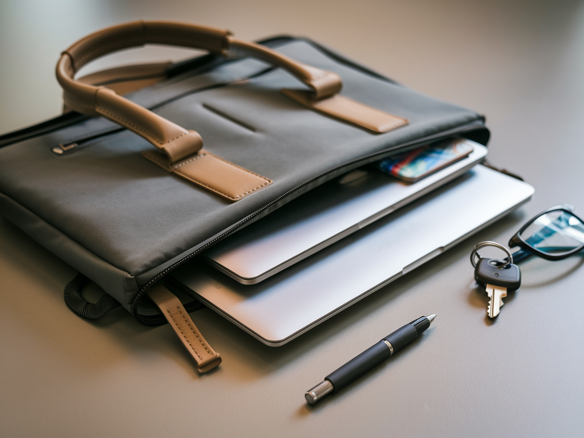 slim laptop bag